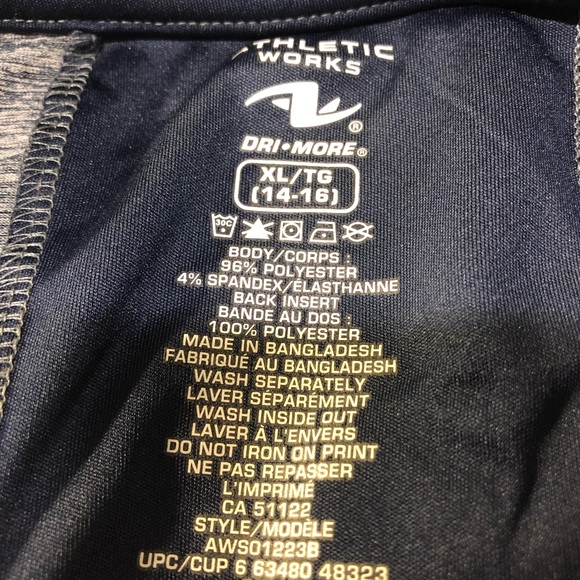 Athletic Works Dri-more Tee Youth XL 14-16, nice Legend wording down back - Picture 5 of 6